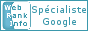 WebRankInfo sp&eacute;cialiste Google